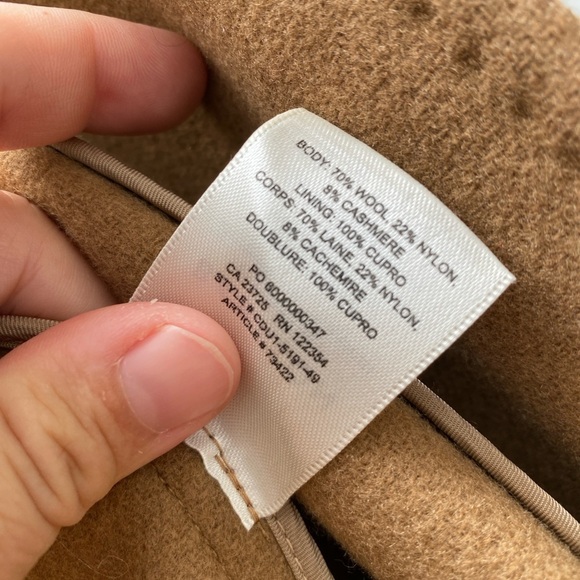 Aritzia - Babaton The Steadman Caramel Wool Cashmere Coat - Picture 7 of 9